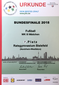 urkunde bundesfinale